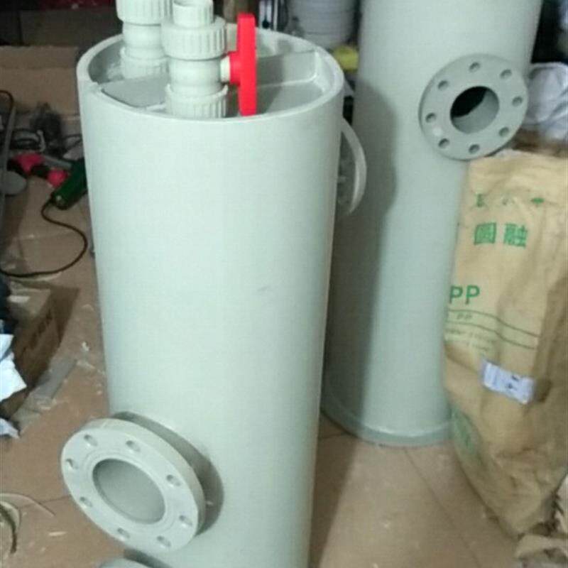 新款订做PP过滤罐电镀废水池大头泵防干烧PP引水罐 格垃圾桶 包邮