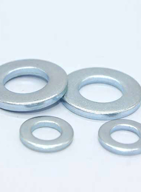 美制平垫镀锌10#1/4 5/16 3/8 1/2垫片SAE窄型USS加大美标平垫圈