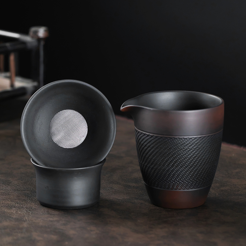 紫陶公道杯茶海陶瓷分茶器公杯匀杯茶漏茶滤复古过滤茶隔功夫茶具,餐饮具,公道杯,淘宝优惠券,粉丝福利购,淘宝优惠卷