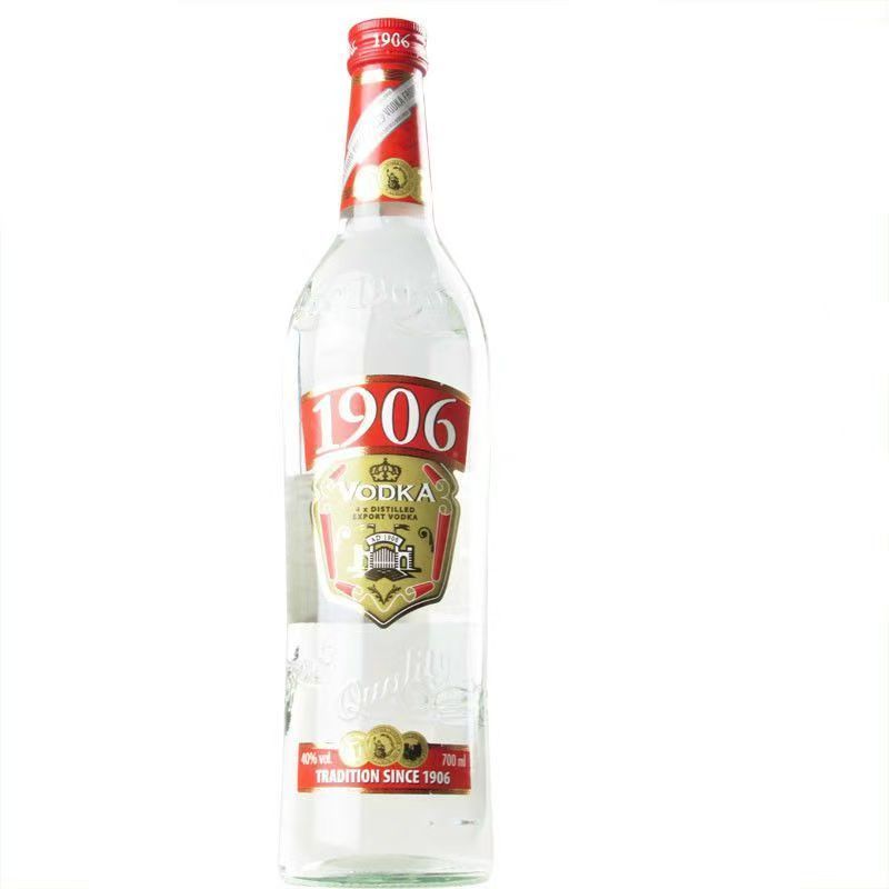 1906波兰伏特加 酒吧KTV调酒基酒便宜伏特加 进口洋酒700ML特价
