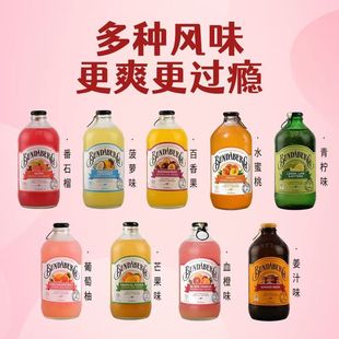 Bundaberg澳洲宾得宝姜汁汽水姜汁啤酒碳酸饮料干姜水375ml 24瓶