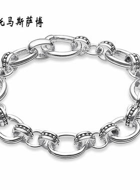 弹簧扣手链潮牌个性男小众设计