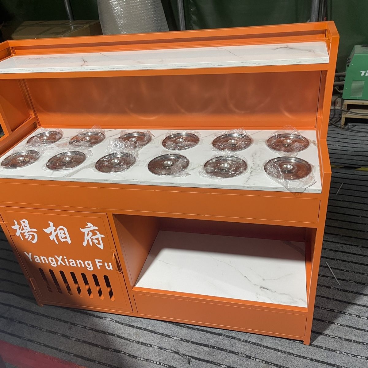火锅店商用烤肉调料台海底捞调味串串香酱料台凉菜水果台蘸料台图片