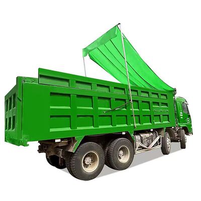 渣土车自动篷布全套配件内置滚筒自卸车翻斗车货车甩杆款卷篷