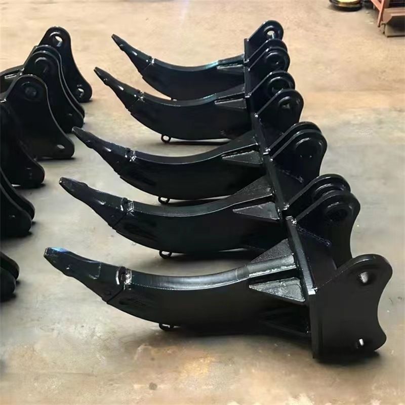 挖掘机挖机松土单钩树墩耙子双钩定制钩子鹰嘴树根