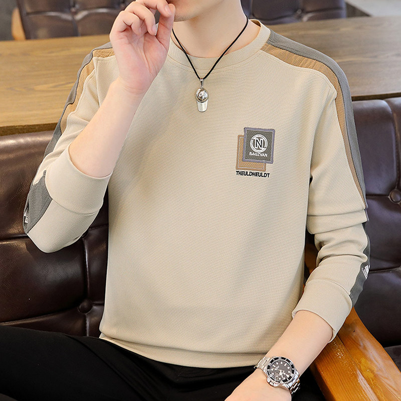 刺绣工艺牧外潮流圆领套头