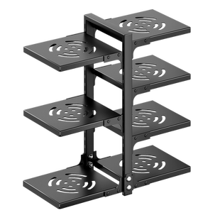 厨房置物架放锅具收纳小架子分层家用下水槽电饭煲橱柜内调味料架