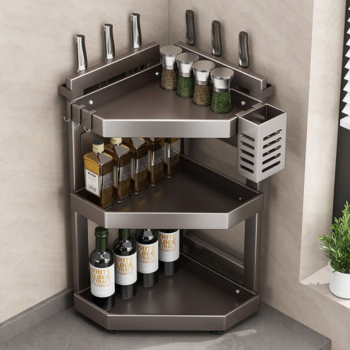 厨房调料置物架台面多功能调味品收纳架家用盐酱醋瓶罐调味品架子
