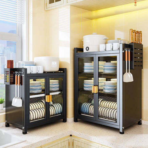 碗柜厨房多层碗碟置物架家用碗架台面筷盘防尘收纳盒多功能沥水架