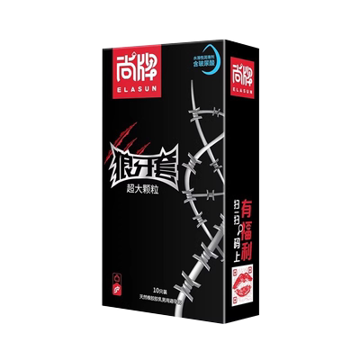 尚牌超级大颗粒避孕套薄款狼牙带刺情趣变态女性安全g点棒男用byt
