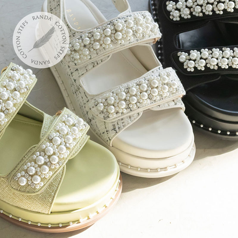 Randa凉鞋pu露趾时尚休闲