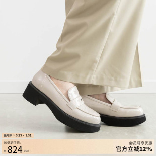英伦风精致职场圆头粗跟乐福鞋 经典 PH37327 26春夏新款 RANDA