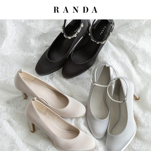 RANDA 26秋季新款时尚小众设计多种穿法尖头细高跟鞋女 MP38184