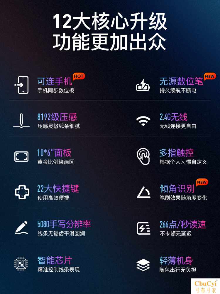 GC710无线数位板手绘板电子绘图板写字输入手写板电脑绘画板在类目 电脑硬件/显示器/电脑周边, 手写输入/绘图板中 - 来自Buy2taobao.com提供专业的淘宝代购服务