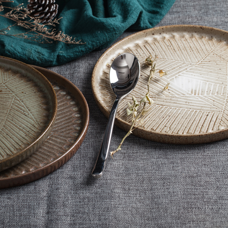 托盘景德镇家用圆形新中式