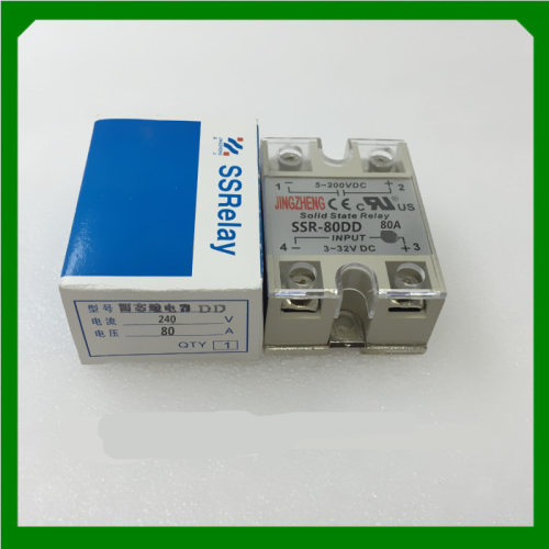 1 上海晶力 单相直流固态继电器 SSR-80DD-H 直流控直流i.