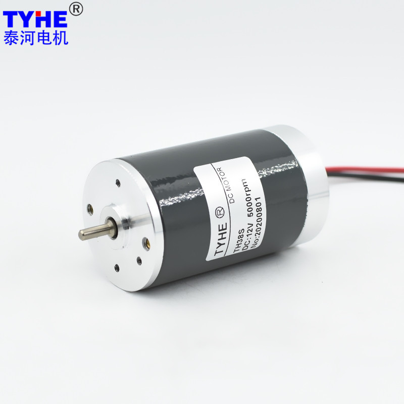 TH-38S碳刷管状力矩电机高寿命加工12V24V38mm外径