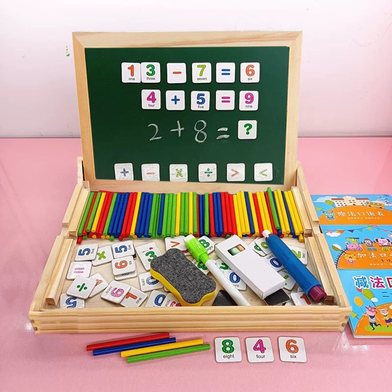 数数棒数学教具幼儿童数字启蒙玩具小学一年级计数算术小棒100根