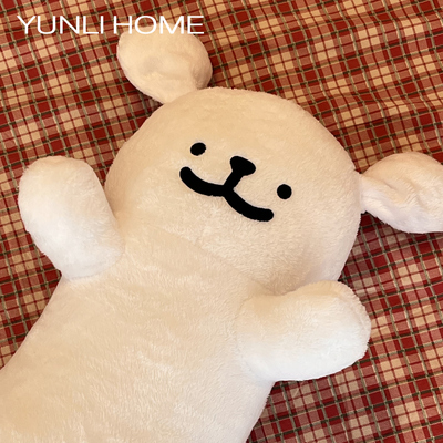 【礼物】线条狗长条抱枕毛绒玩偶