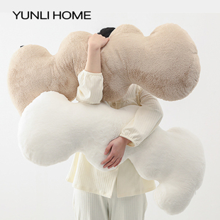ins风云朵抱枕玩偶抱女生睡觉夹腿床上公仔侧睡专用波浪长条枕头