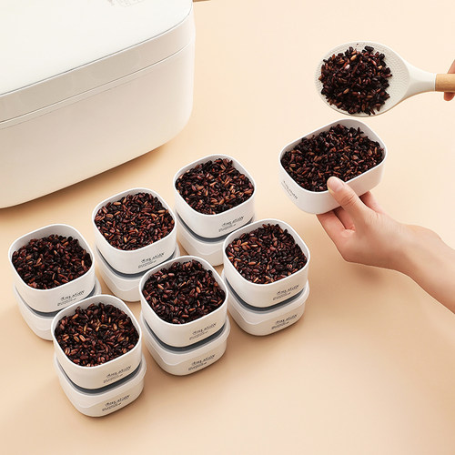 日本进口杂粮饭分装饭盒定量专用