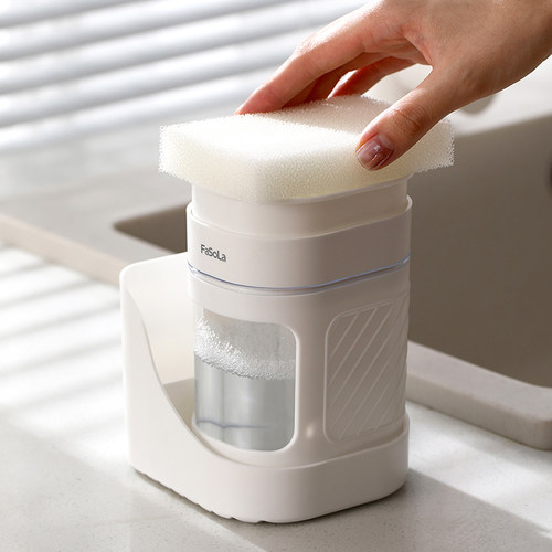 洗洁精按压器厨房洗涤剂收纳盒子