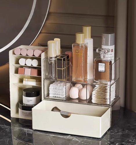 镜柜化妆品口红收纳盒桌面家用