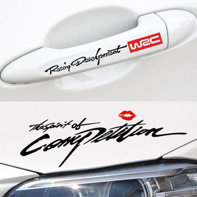 一套4个 汽车贴纸车身装饰贴TRD门把手贴拉手贴划痕贴画个性反光|ruв категории автомобиль/товаров/аксессуары/переоснащение, автомобильных принадлежностей/аксессуары, автомобильный интерьер патч/наклейка - от Buy2taobao.com для оказания профессиональной услуги покупки агента Taobao