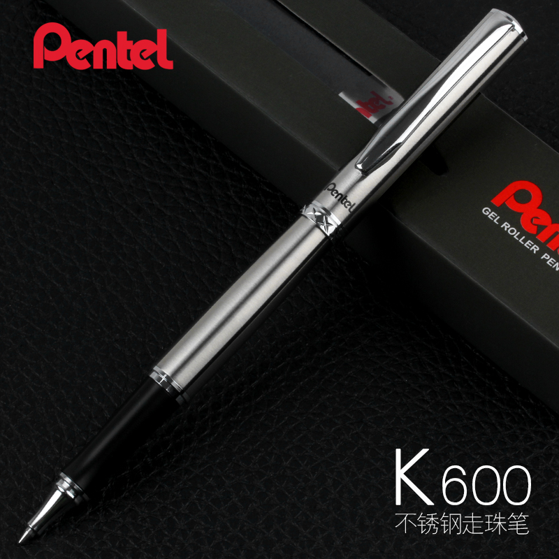 日本Pentel派通K600金属杆宝珠笔