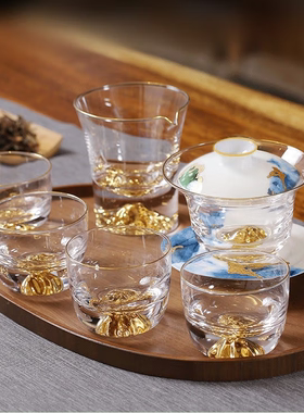 个杯堂功夫茶具八件套盖碗套装
