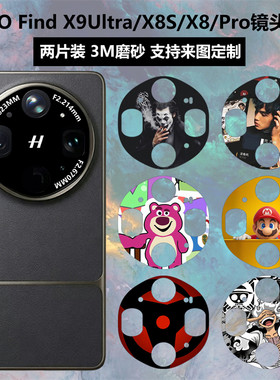 适用于OPPOX9Ultra/x8s镜头贴纸