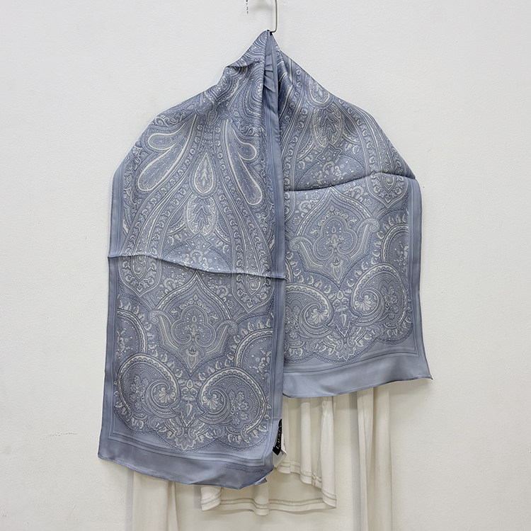 2件包邮 多色入 外贸单 真丝长丝巾 桑蚕丝围巾搭配长巾女春秋A-3