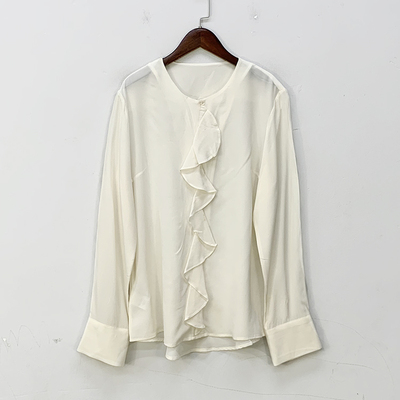 重瑕疵桑蚕丝休闲上衣睡衣