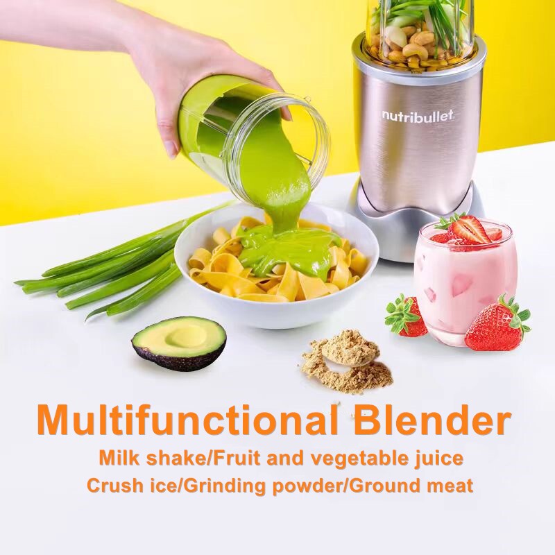 NutriBullet pro900W多功能破壁机抗炎果蔬辅食研磨奶昔榨汁机