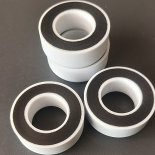 U型密封填料阀门阀杆专用耐高温高压白色PTFE/黑HNBR组合厂家直销