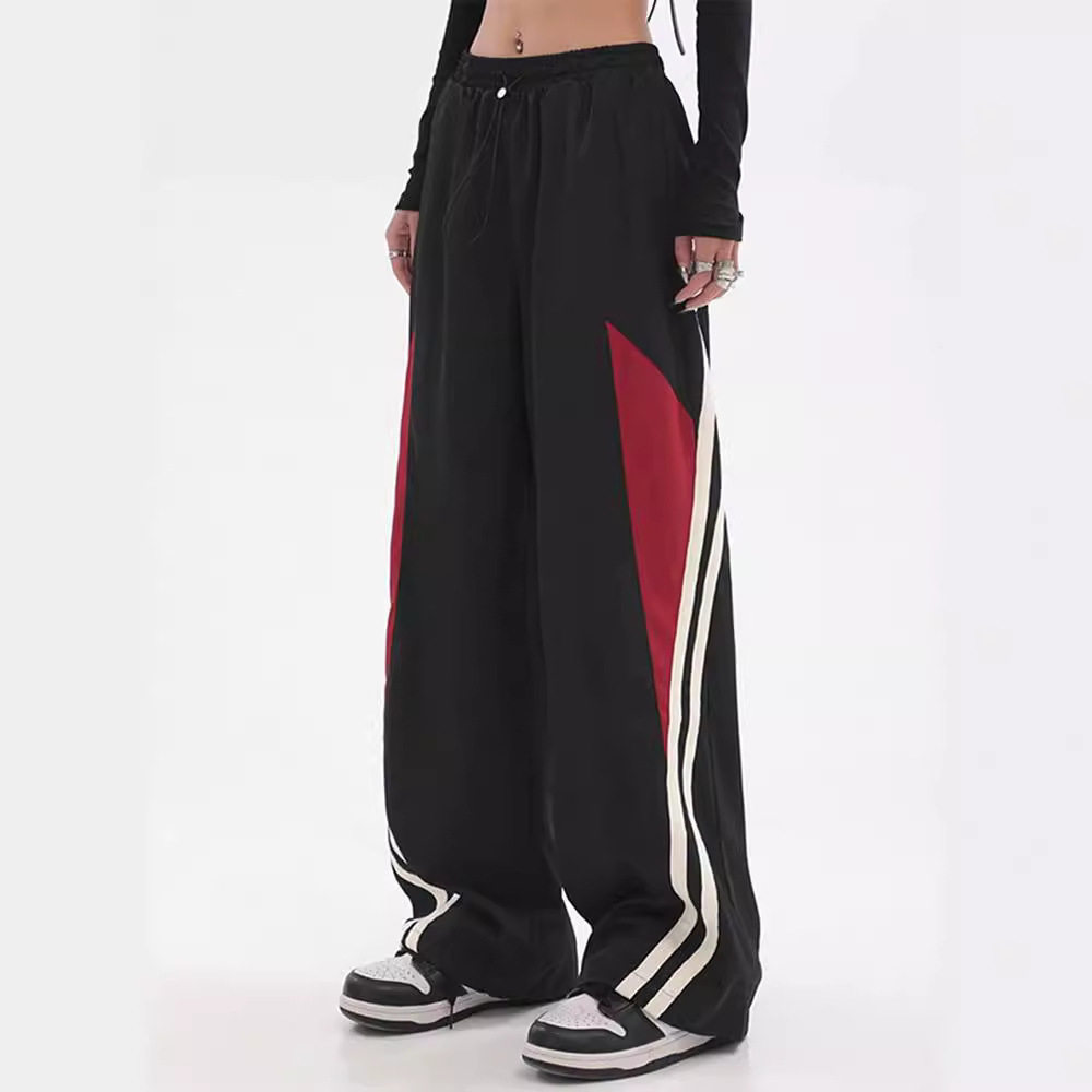 Hoodie hooded casual warm pants setY2K原宿复古街头束脚裤松紧