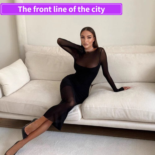 Laceslimfitsexyhiphuggingdress