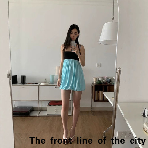 RetroPrintHolidayStraplessDres