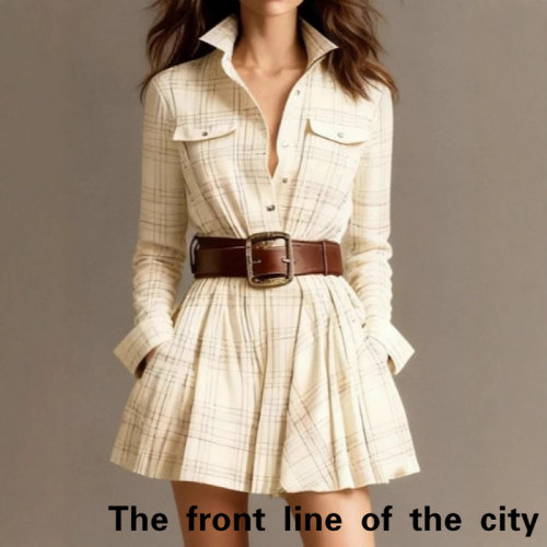 SexySplitBubbleSleeveTiedDress