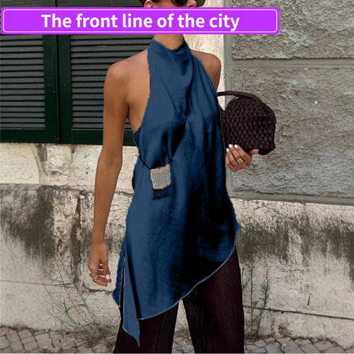 Sexybacklessslitspaghettistrap