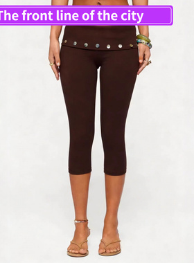 Sexy backless slit spaghetti strap top women女式休闲裤夏款休