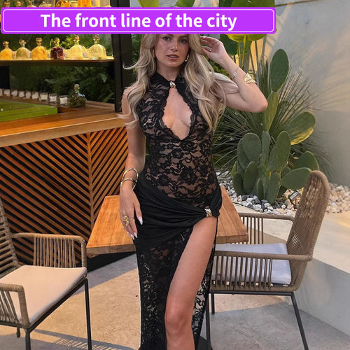Laceslimfitsexyhiphuggingdress