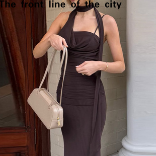 sexy hip hugging Lace 新款 fit dress欧美夏季 辣妹风抹胸一 slim