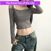 slim 纯色修身 lace mini Sexy 新款 party dress欧美夏季 露脐街头