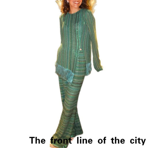 SexySplitBubbleSleeveTiedDress