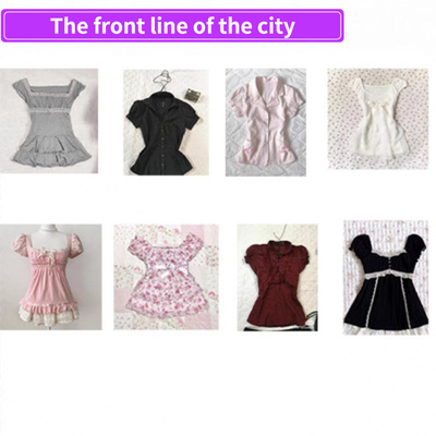 PrintedV-neckstraplessoff-shou