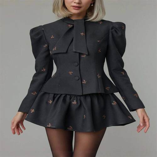 Sexy camisole sequin slim fit dress for womenGY26116刺绣系带