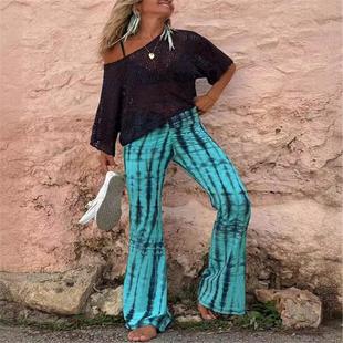 beach vacation slim Sexy suspender out fit dress源 hollowed