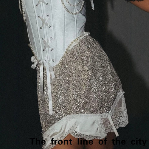 RetroPrintHolidayStraplessDres