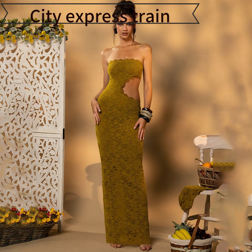 SexyV-neckstrapslimsatindress